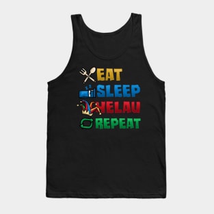 Eat Sleep Helau Repeat I Faschingsumzug design Tank Top